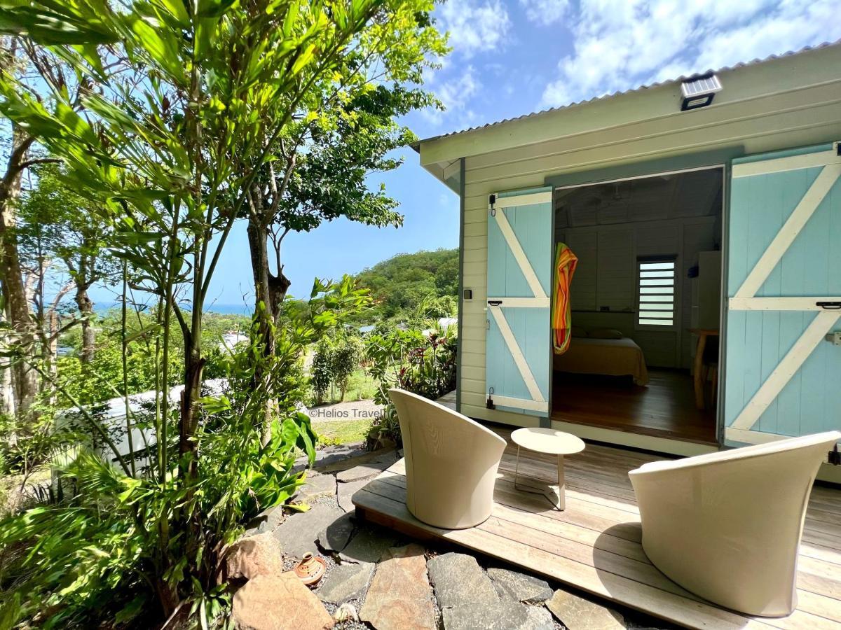 Le Surf Lodge, Chambre Avec Vue Mer Dans Un Ecrin De Verdure Deshaies Eksteriør bilde