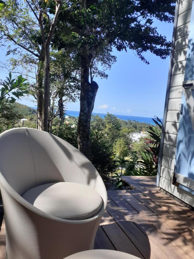 Le Surf Lodge, Chambre Avec Vue Mer Dans Un Ecrin De Verdure Deshaies Eksteriør bilde